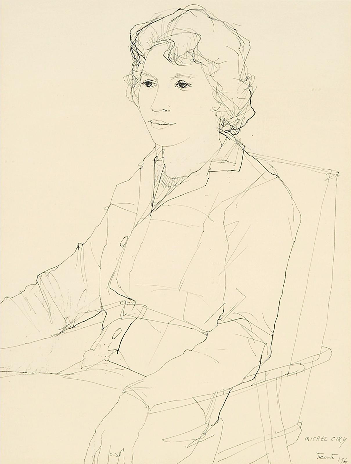 Michael Ciry (1919-2018) - Portrait Of A Lady, 1960