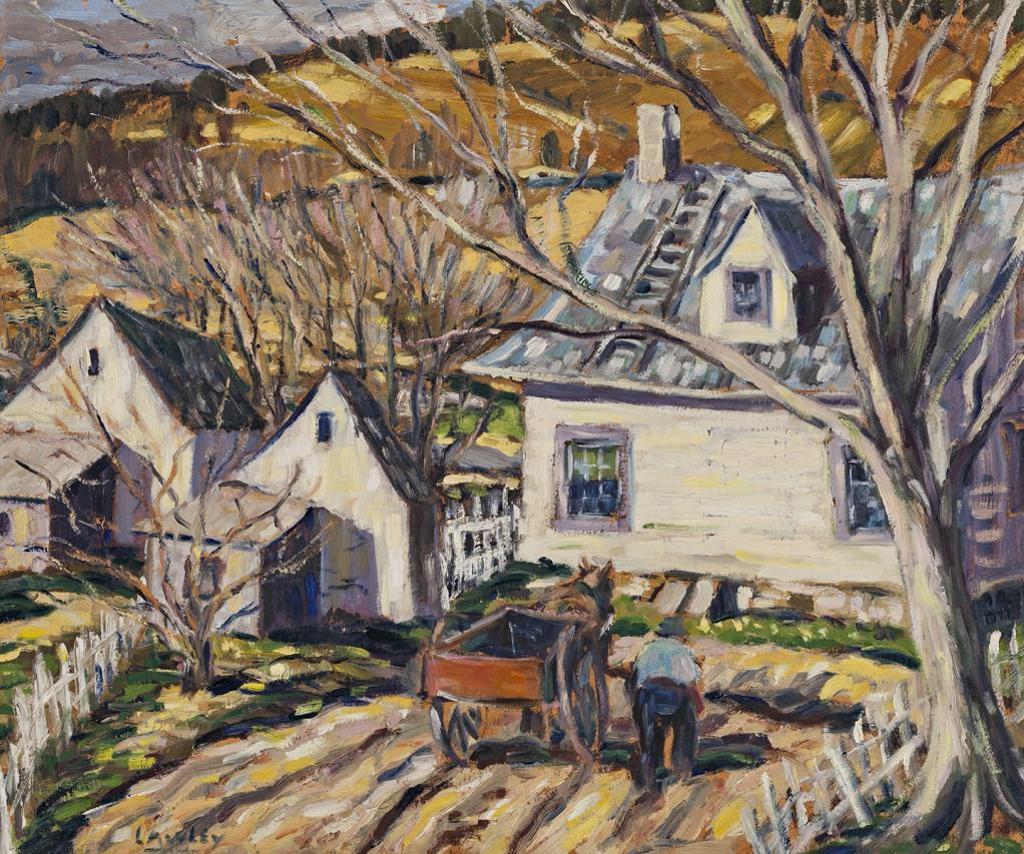 John Douglas Lawley (1906-1971) - Quebec Farm, Early Spring