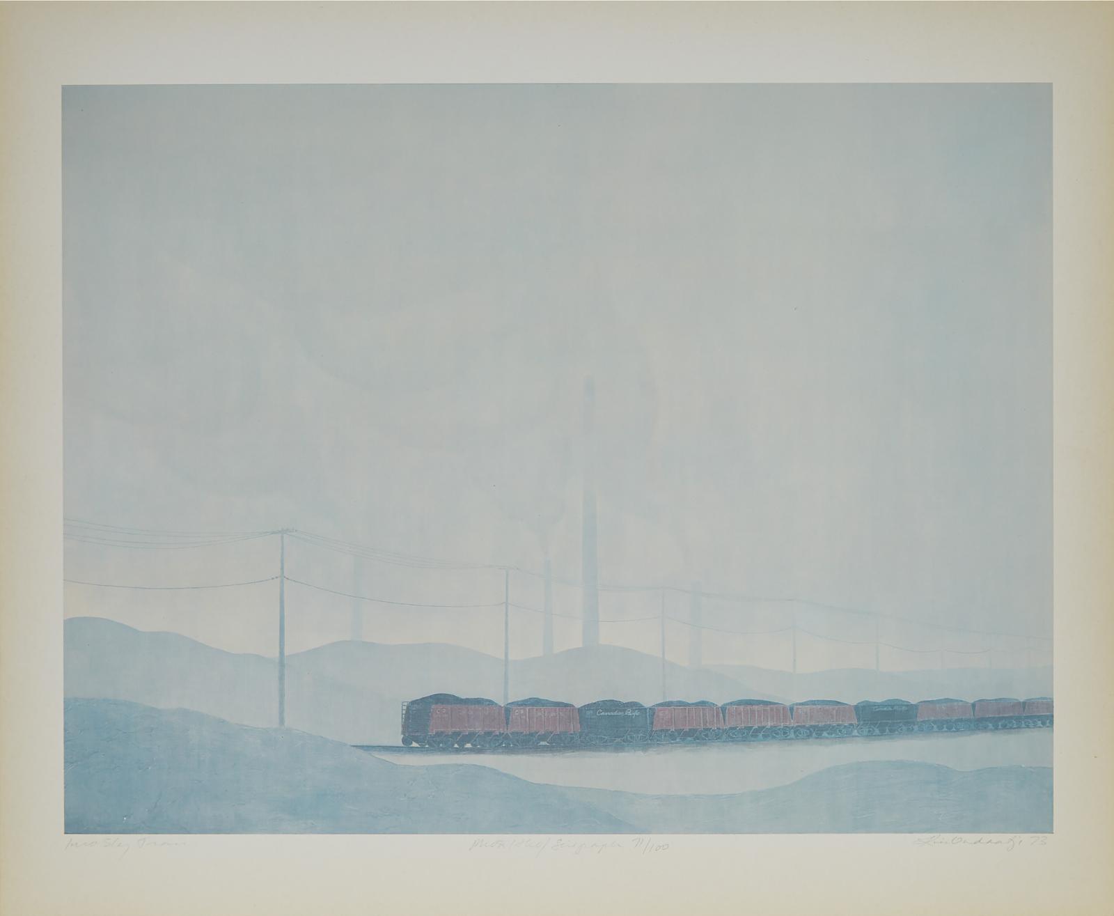 Kim Ondaatje (1928) - Inco Slag Train, 1973
