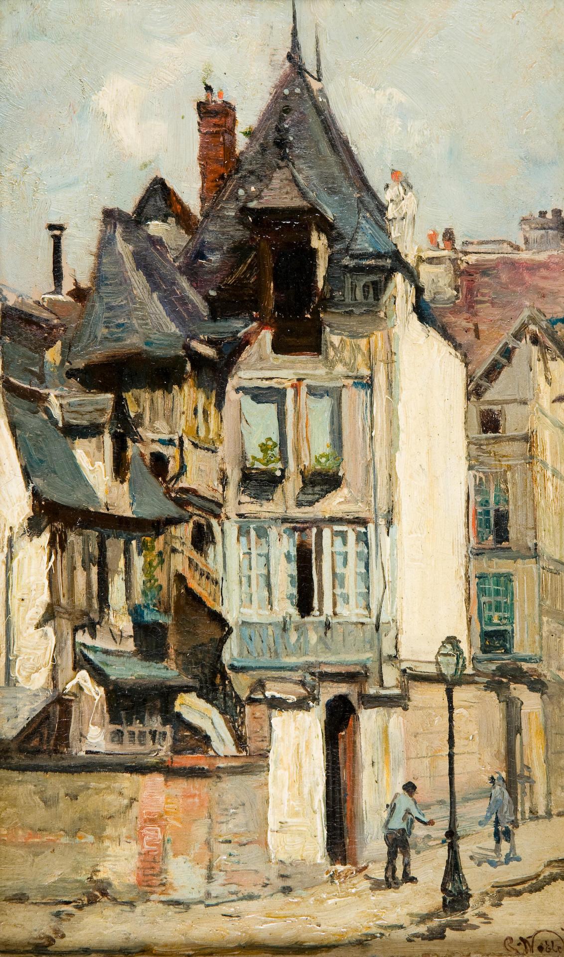 Robert Noble (1857-1917) - Street scenes in Rouen