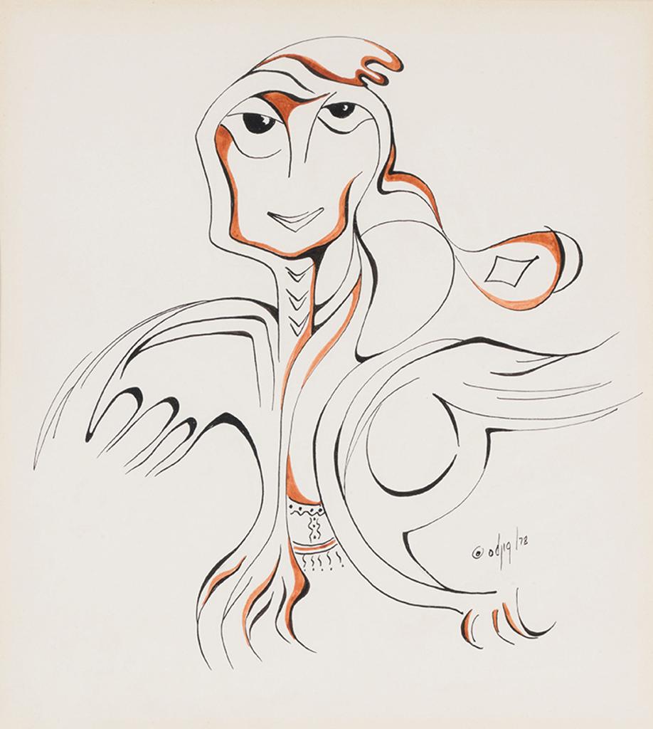 Daphne Odjig (1919-2016) - Spirit Figure