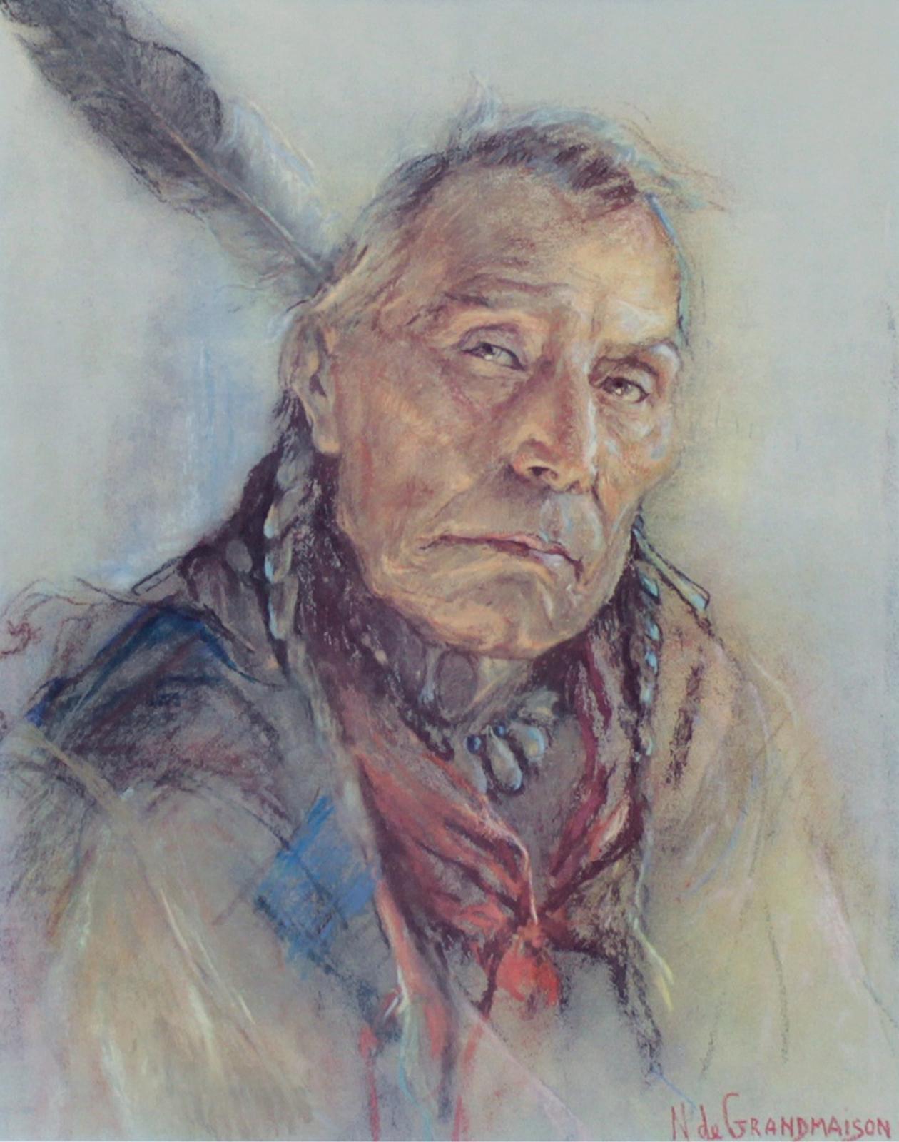 Nicholas (Nickola) de Grandmaison (1892-1978) - Chief Coldweather; ed. #157/3000