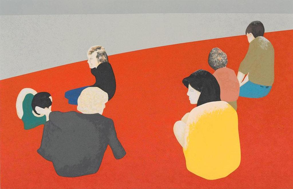 Charles Pachter (1942) - Six Figures In A Landscape
