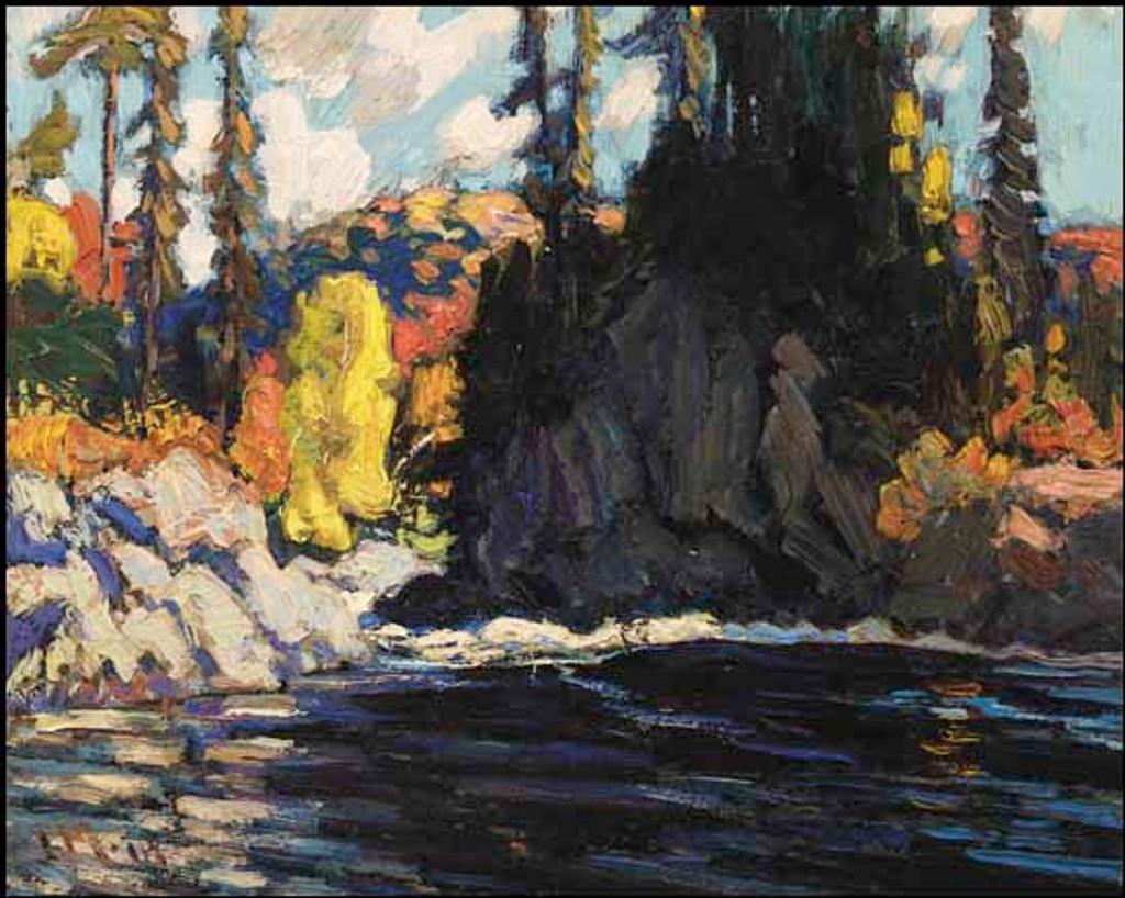 James Edward Hervey (J.E.H.) MacDonald (1873-1932) - Landscape Sketch, Northern Ontario