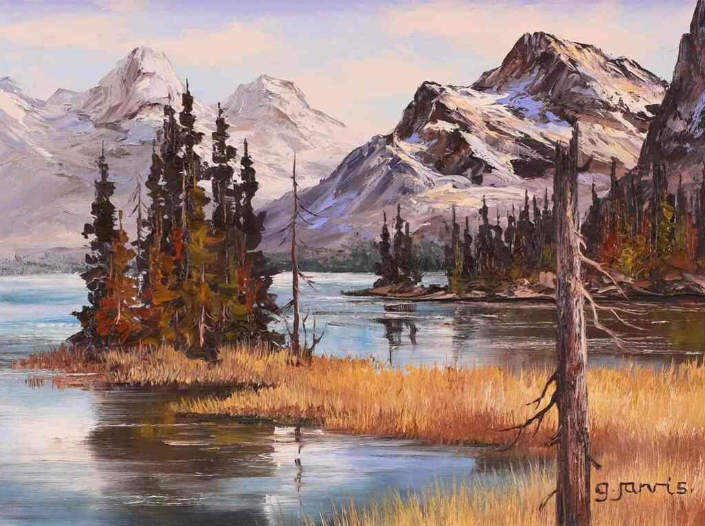 Georgia Jarvis (1944-1990) - Maligne Lake