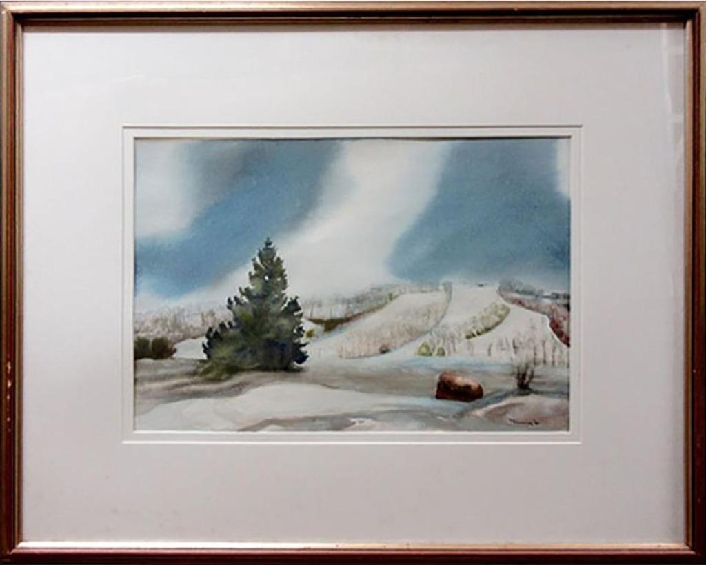 Osvald Timmas (1913-2005) - Promise Of Snow, Horseshoe Valley Ski Resort