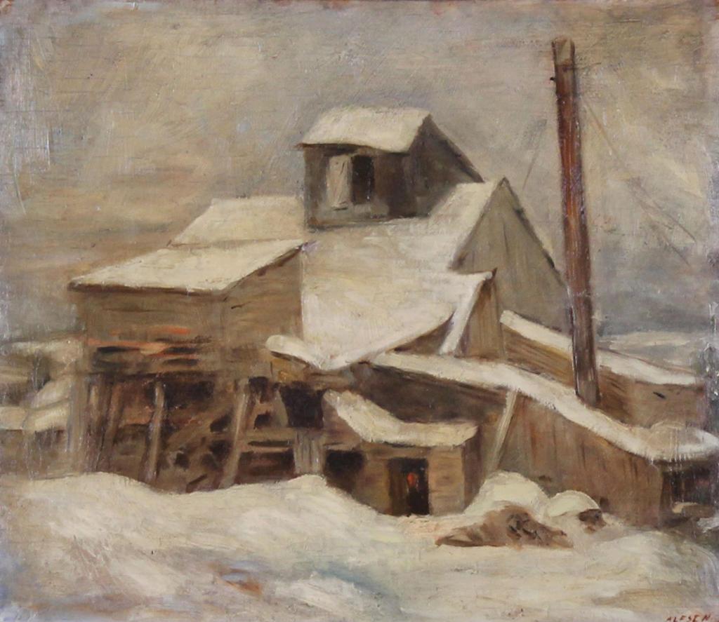 John Martin Alfsen (1902-1971) - Old Mill