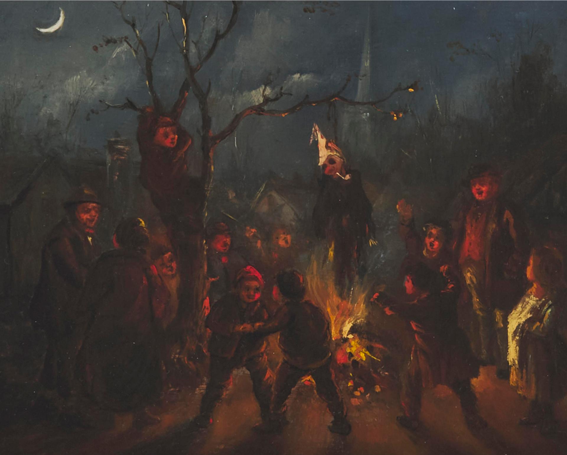 Edmund Bristow - Burning Guy Fawkes