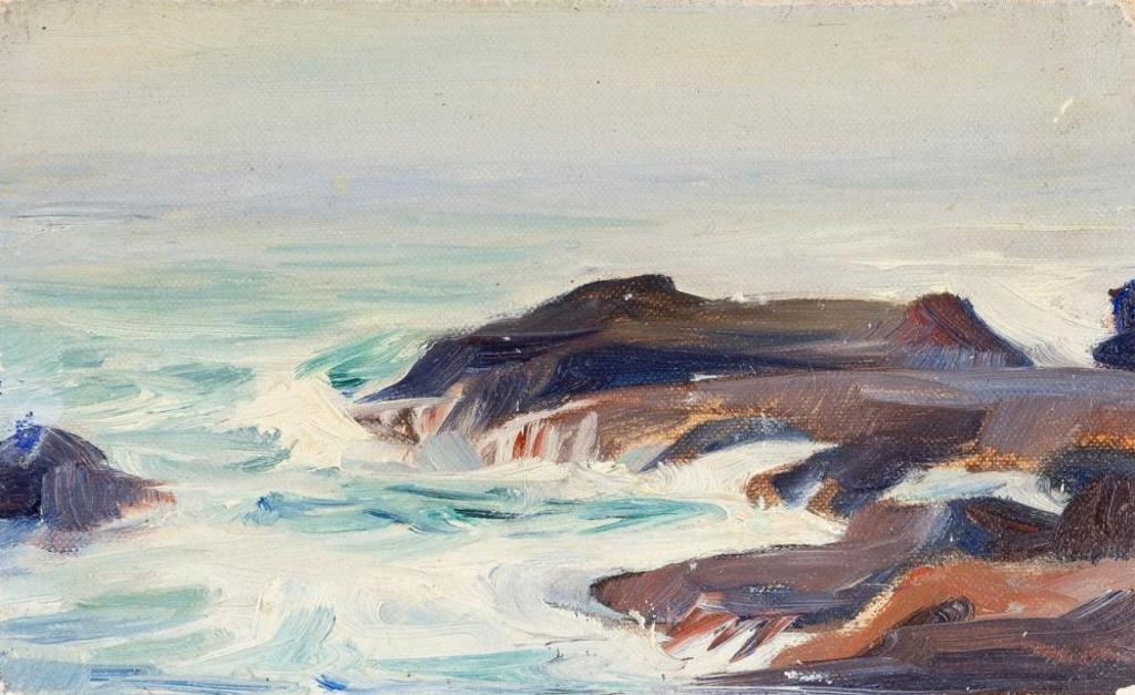 Peter Maxwell Ewart (1918-2001) - Untitled - Rocky seascape