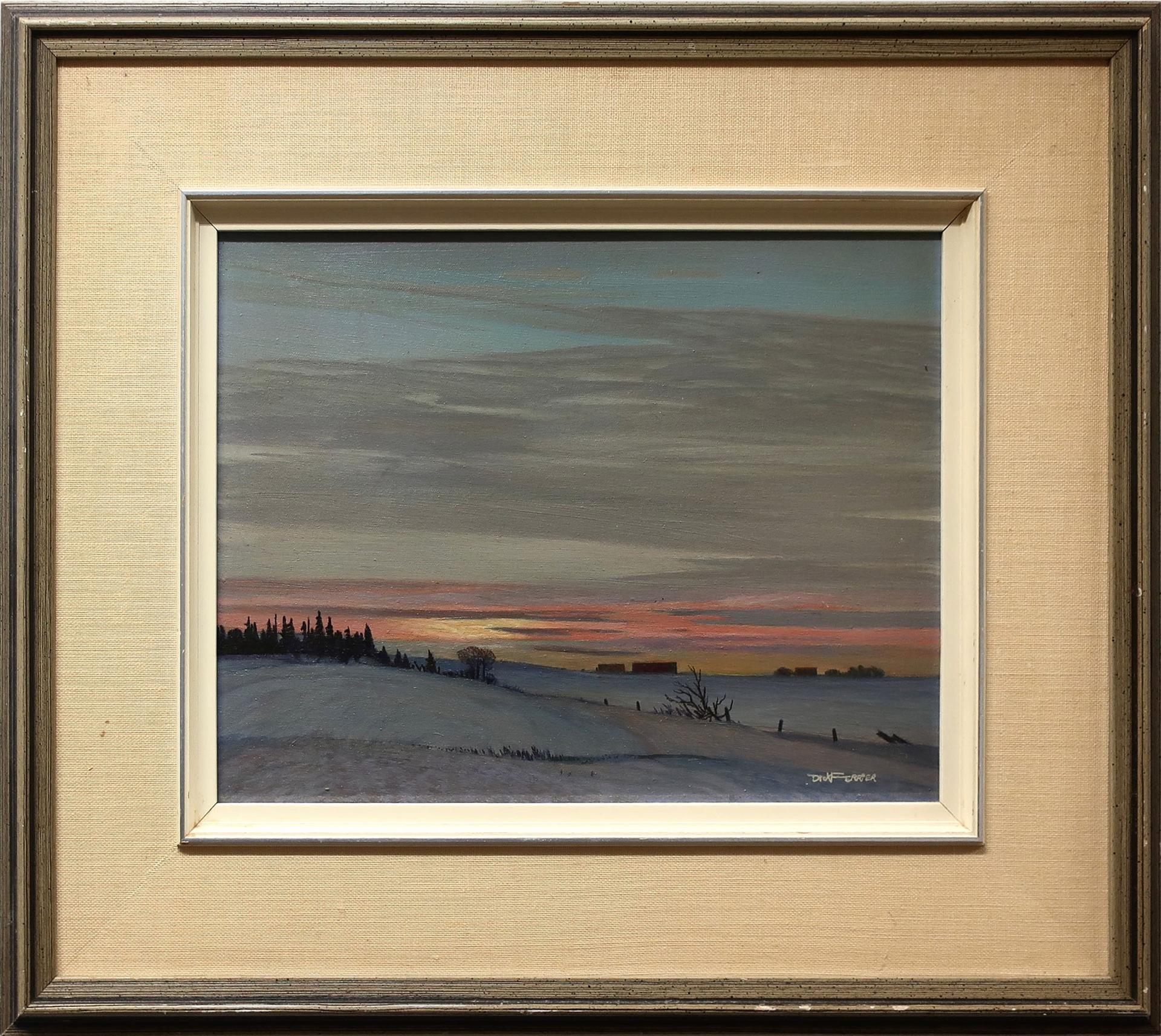 Richard (Dick) Ferrier (1929-2002) - Winter Sky - Pickering