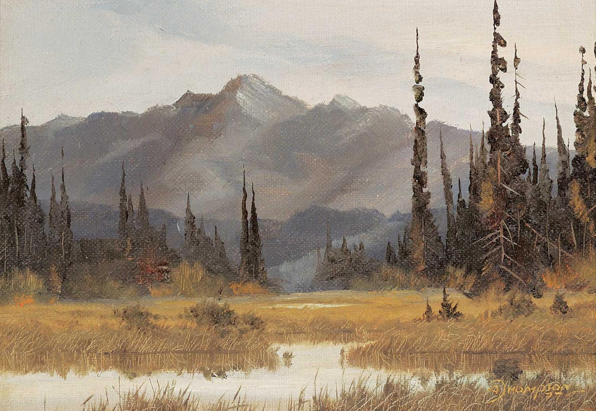 Allan Robert Thompson (1949) - Untitled - Mountain Dusk