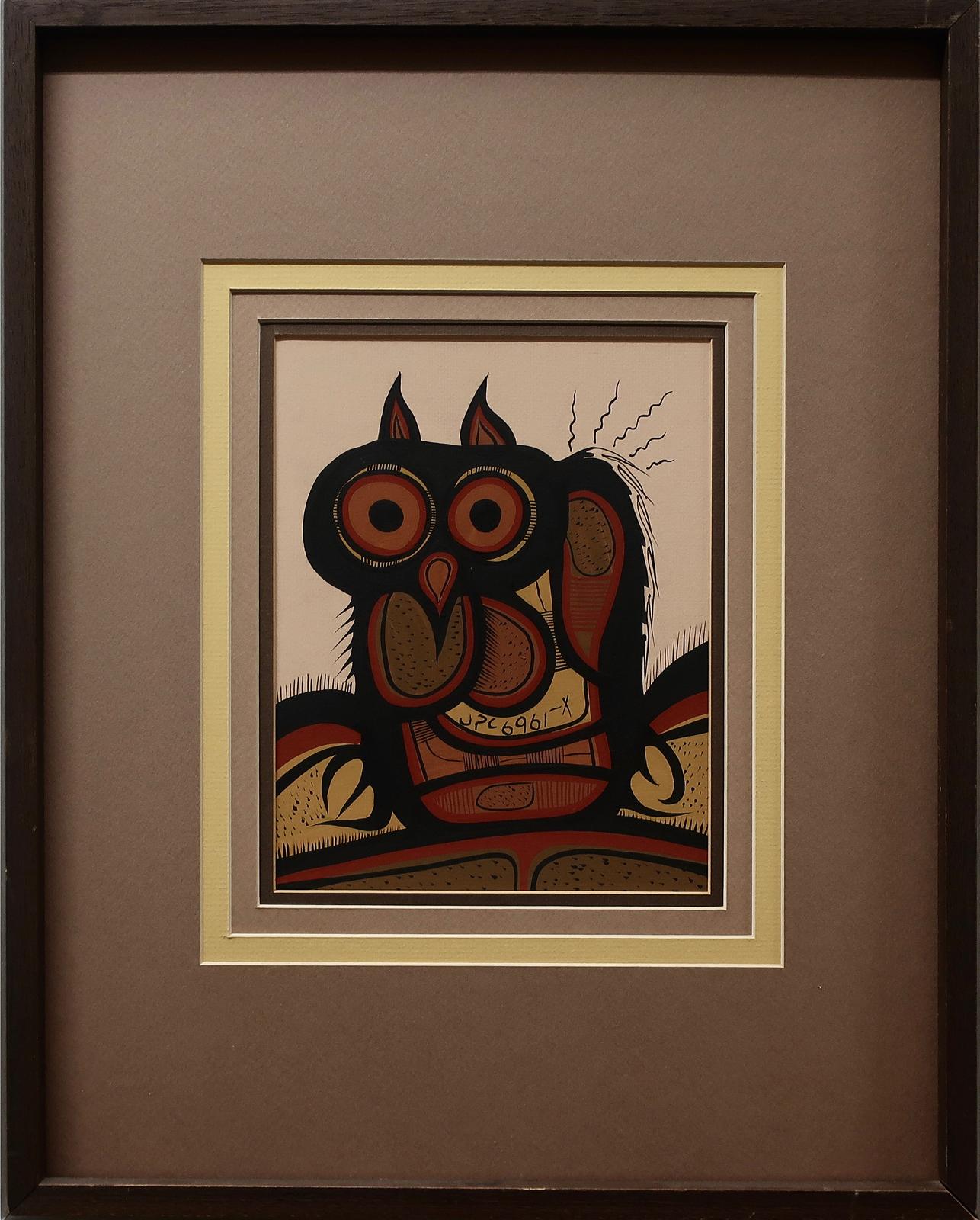 Joshim (Josh) Kakegamic (1952-1993) - Untitled (Owl)