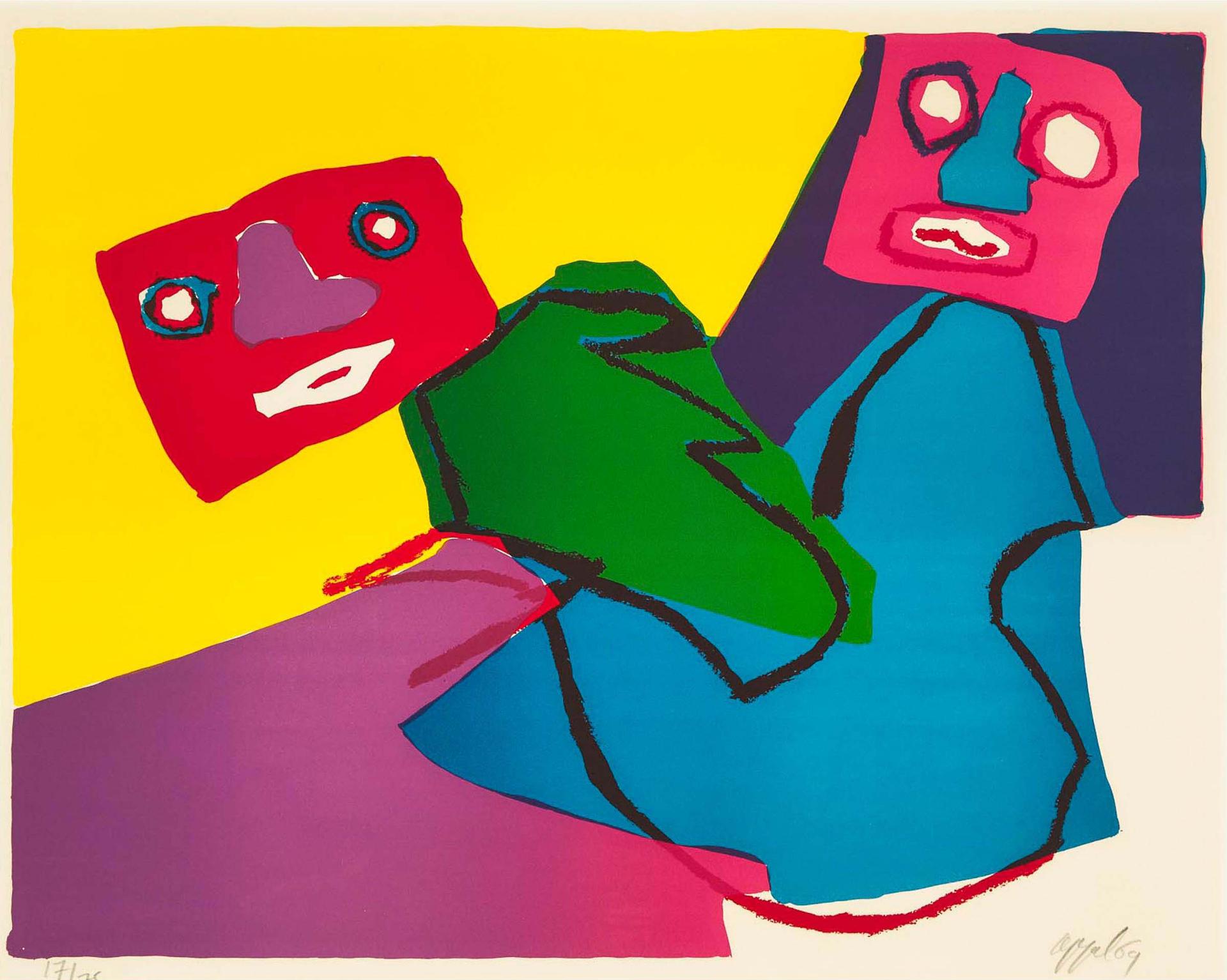 Karel Appel (1921-2006) - Untitled, 1969