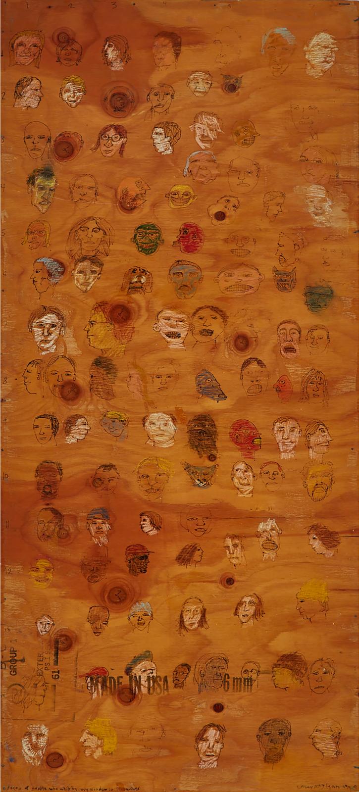 Casey McGlynn (1970) - Faces Of People Who Walked By My Window In November, 1999