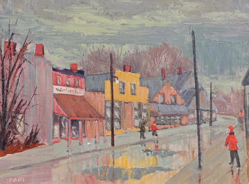 Dorothy “Dori” Parsons (1915-2010) - Rainy Day, Cookstown