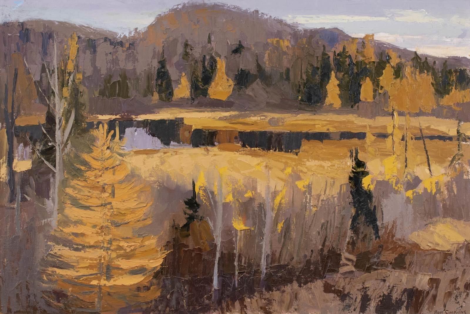 Ron Simpkins (1942-2008) - Tamaracks, Autumn