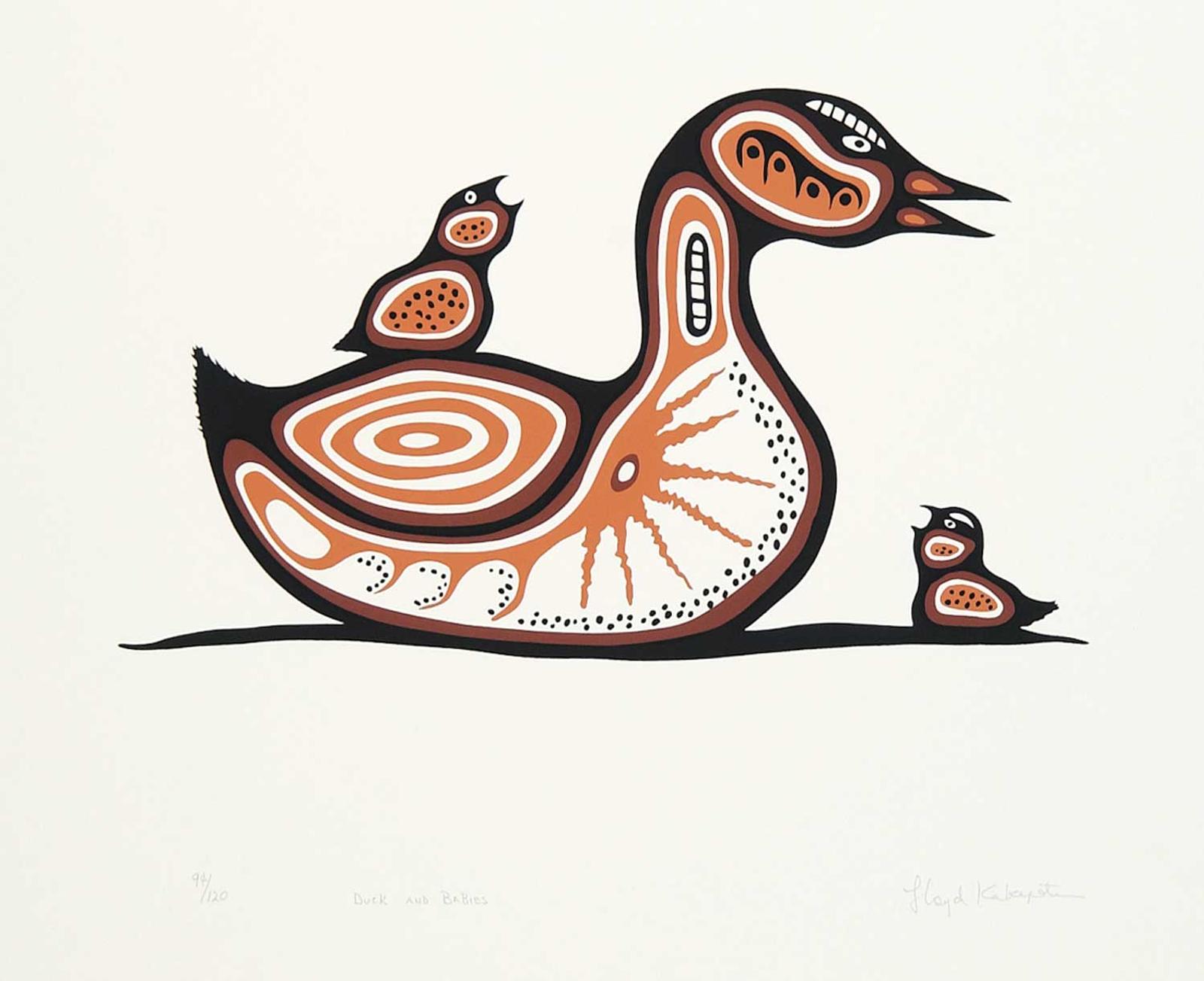 Lloyd Kakepetum (1958) - Duck and Babies  #94/120