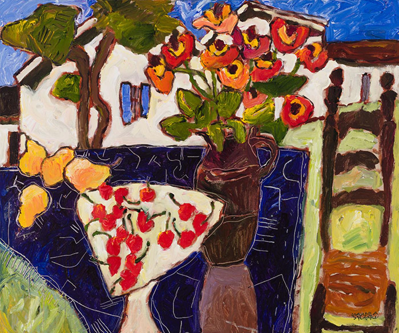 Claude Alphonse Simard (1956-2014) - Provençale aux cerises