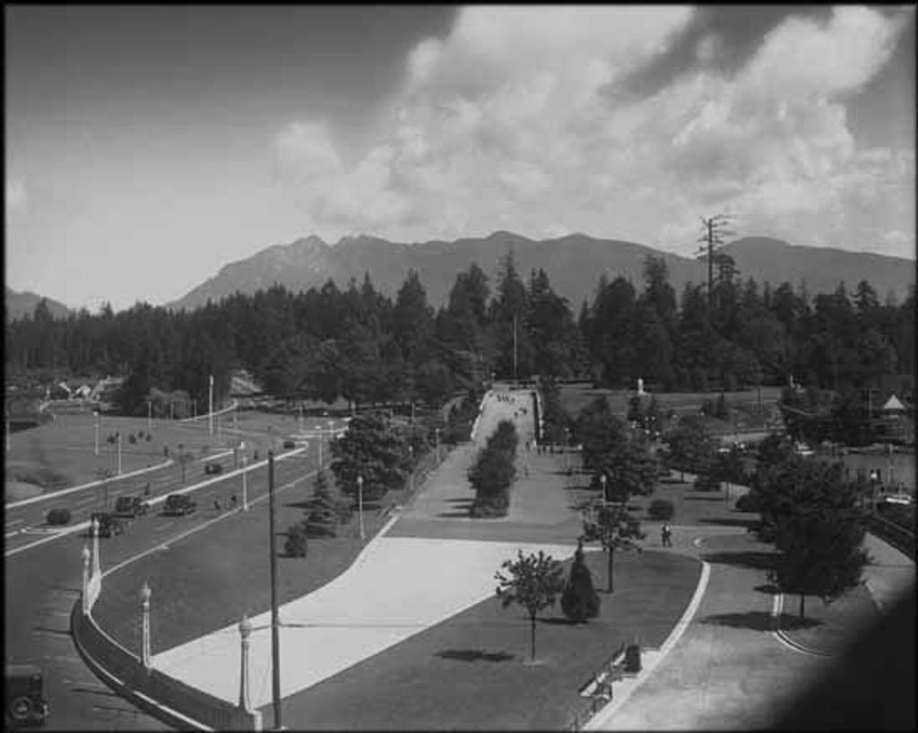 Karl Huber (1898-1985) - Stanley Park Causeway (Early Vancouver Series)