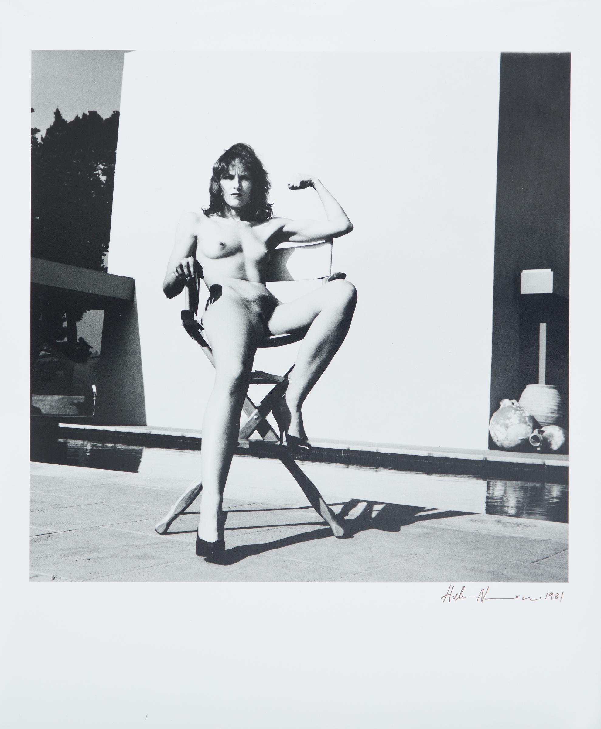 Helmut Newton - Miss Livingston Sitting II, 1981