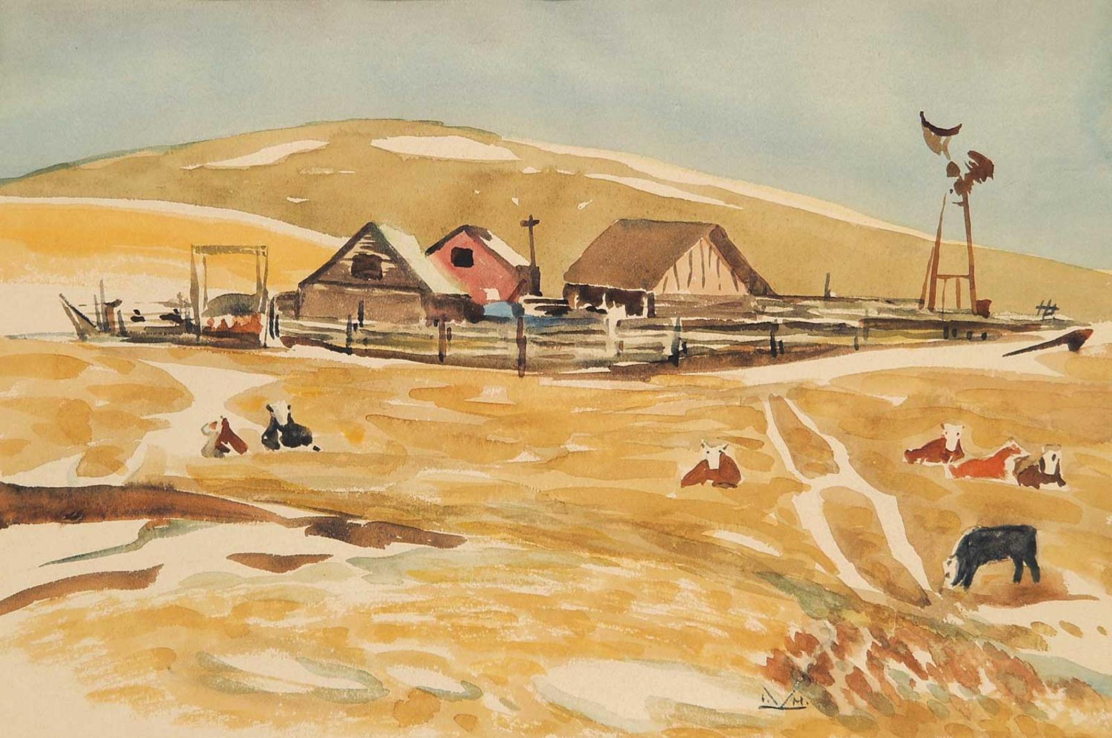 Illingworth Holey (Buck) Kerr (1905-1989) - Ranch near Cochrane