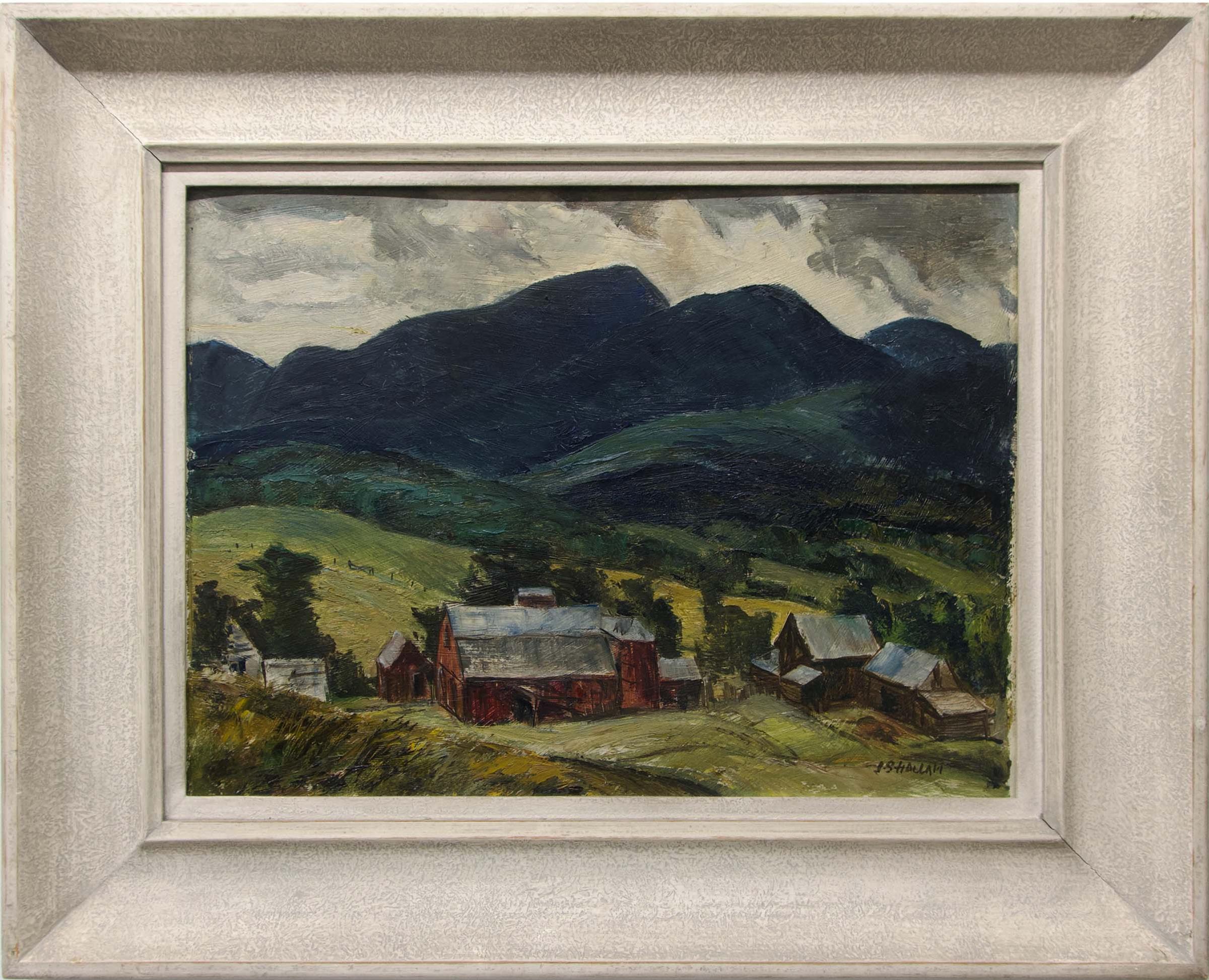 Joseph Sydney Hallam (1899-1953) - Farm In The Adirondacks