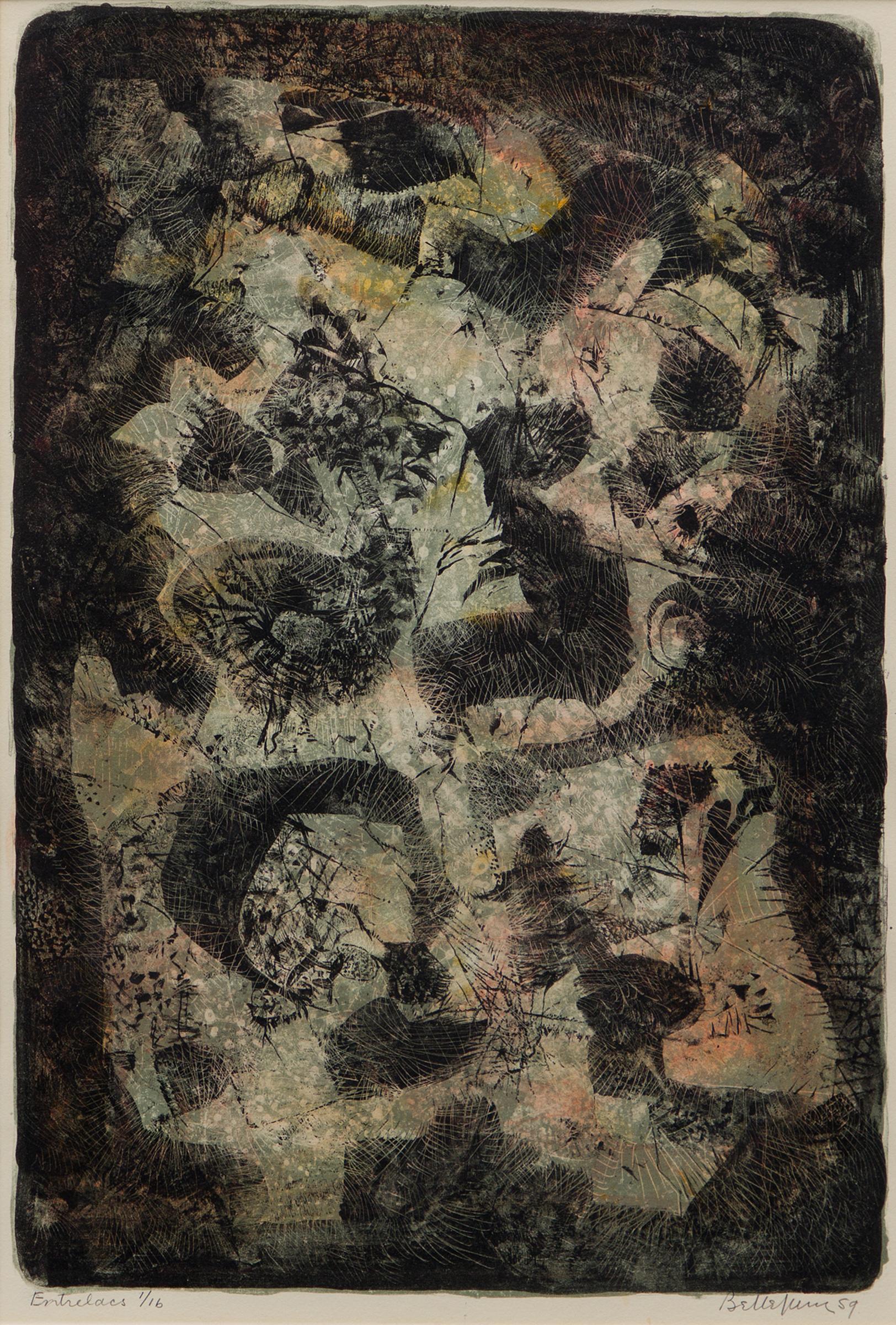 Léon Bellefleur (1910-2007) - Entrelacs, 1959