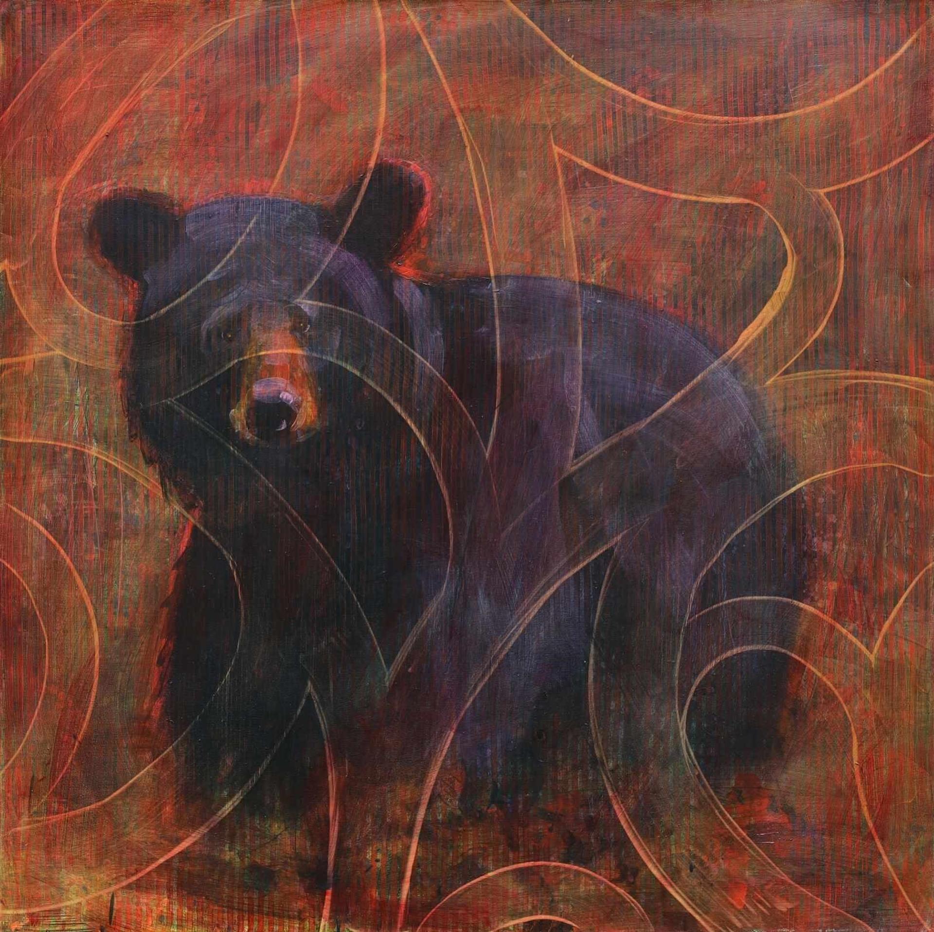 Les Thomas (1962) - Animal Painting #45-4276 (Black Bear); 2005