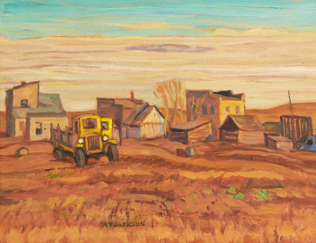 Alexander Young (A. Y.) Jackson (1882-1974) - Southern Alberta Town