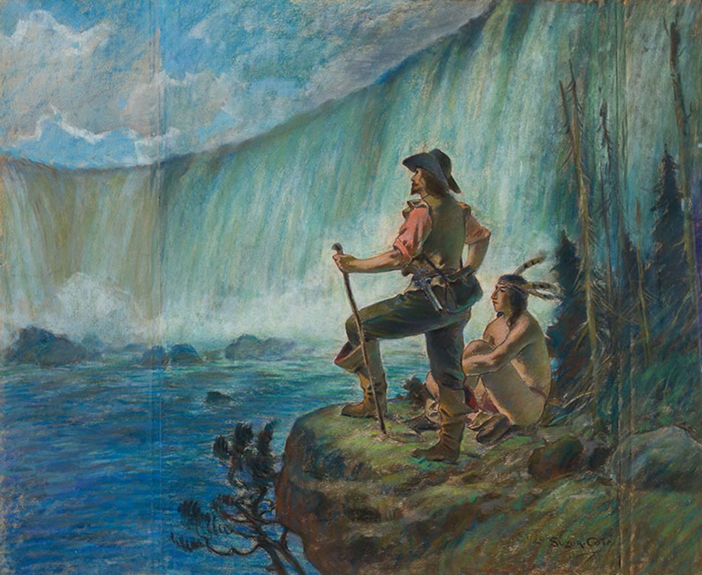 Marc-Aurèle de Foy Suzor-Coté (1869-1937) - Étude pour Cavelier de La Salle