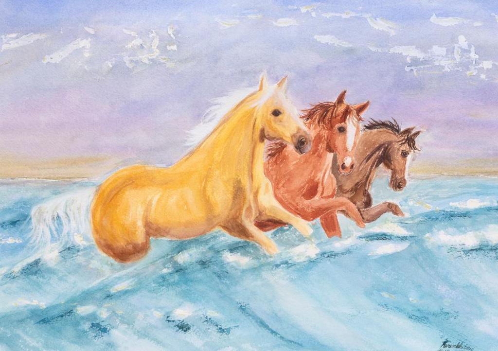 Karen Whitney - Untitled - Racing the Waves