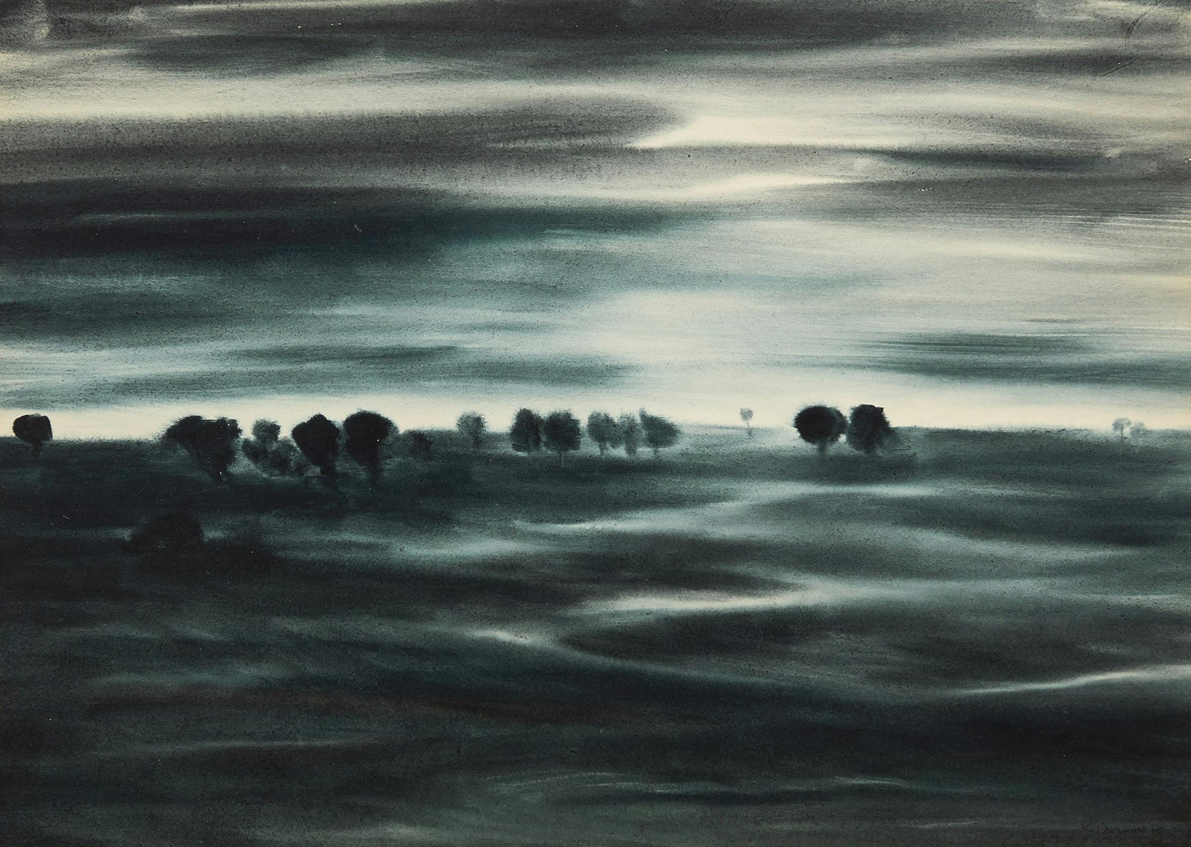 Kazuo Nakamura (1926-2002) - Untitled (Twilight)