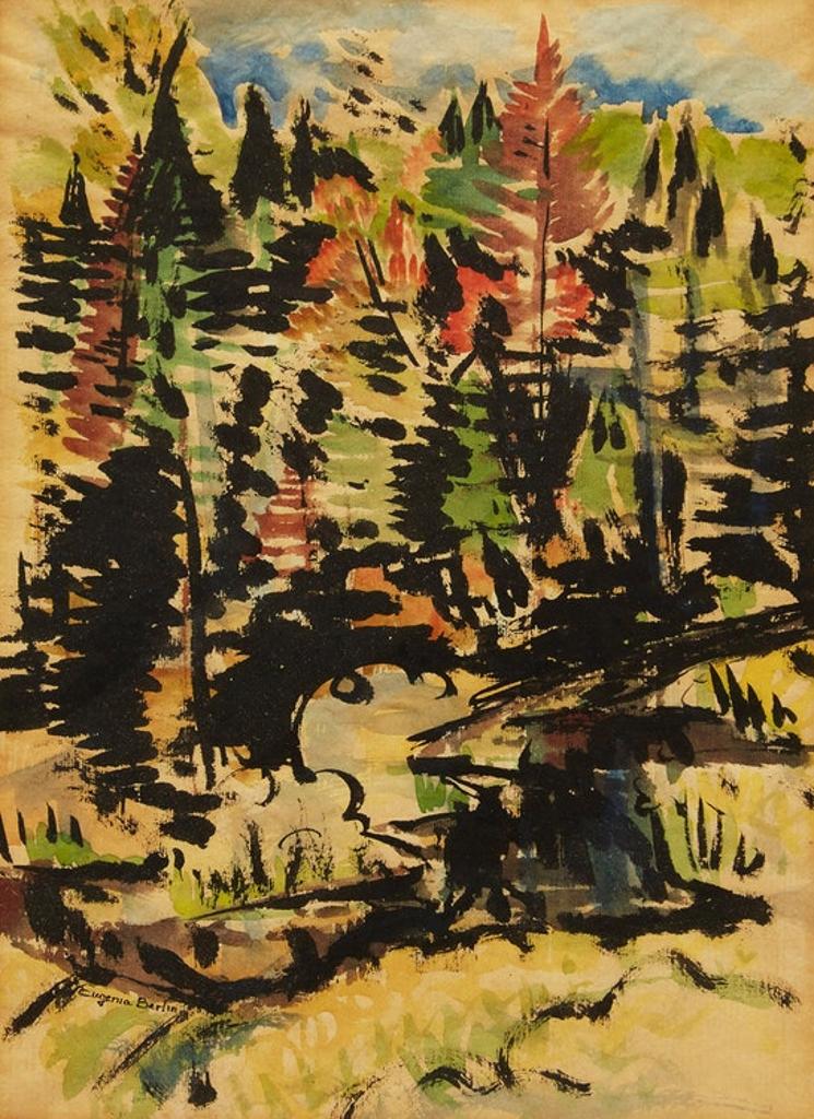 Eugenia Berlin (1905-2001) - Landscape with Trees
