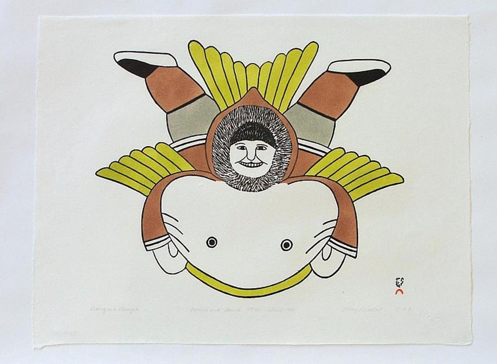 Mary (Samuellie) Pudlat (1923-2002) - Riding On A Kanayuk