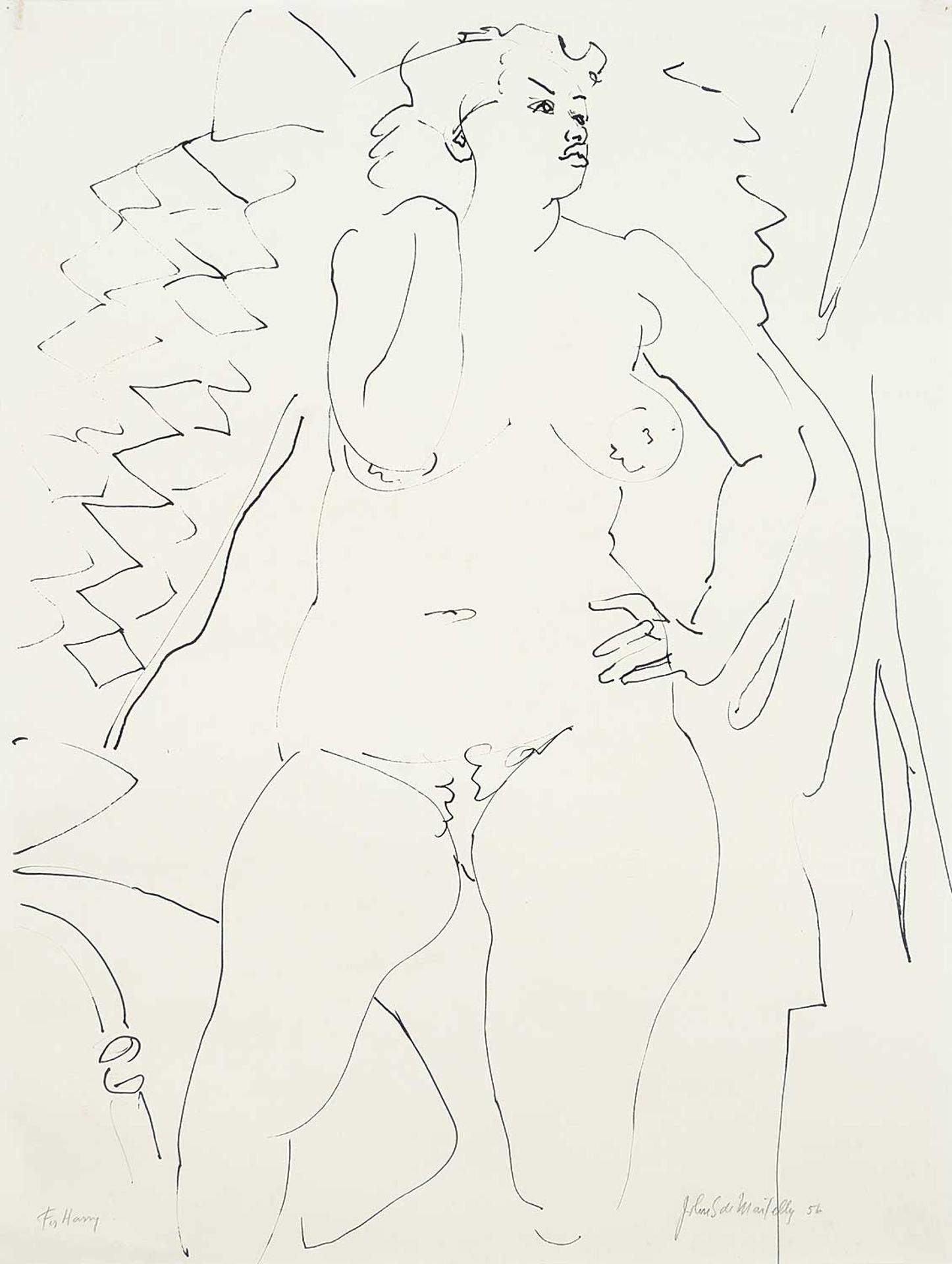 John Stockton de Martelly - Untitled - Confident Nude