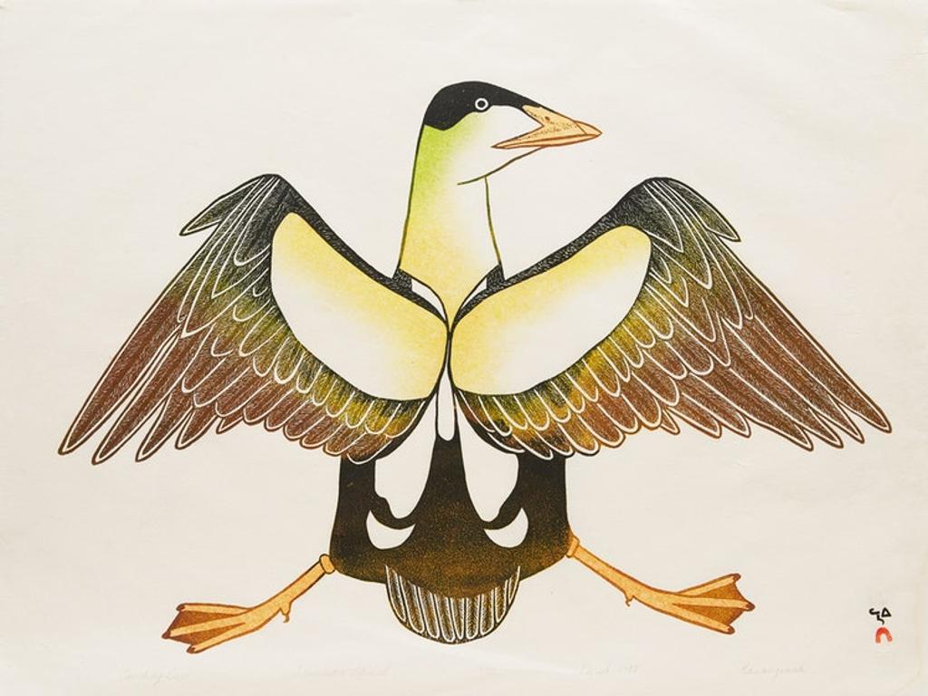 Kananginak Pootoogook (1935-2010) - Courting Bird