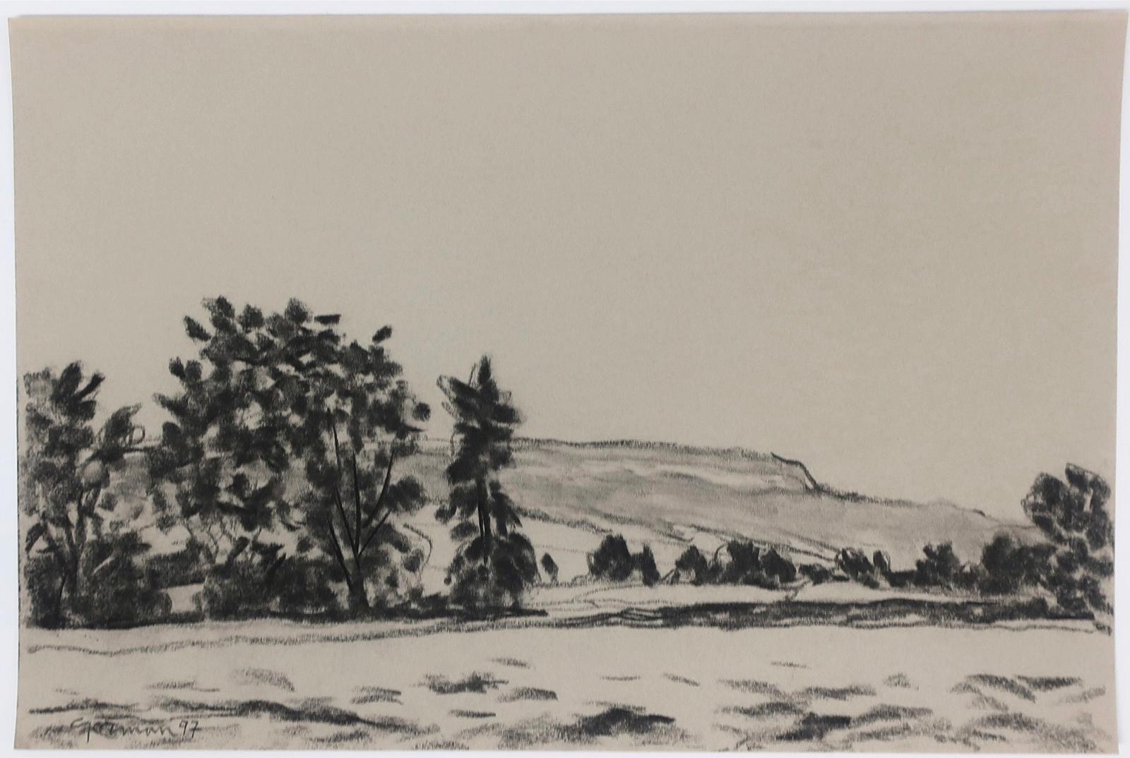 Richard Borthwick Gorman (1935-2010) - Untitled (Landscape With Trees)