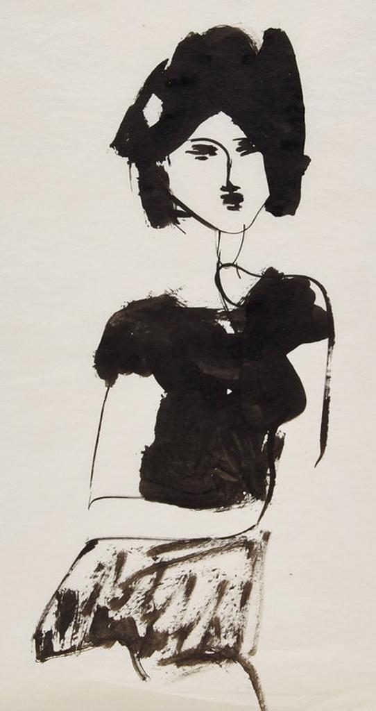 Michael James Aleck Snow (1929-2023) - Portrait of a Woman