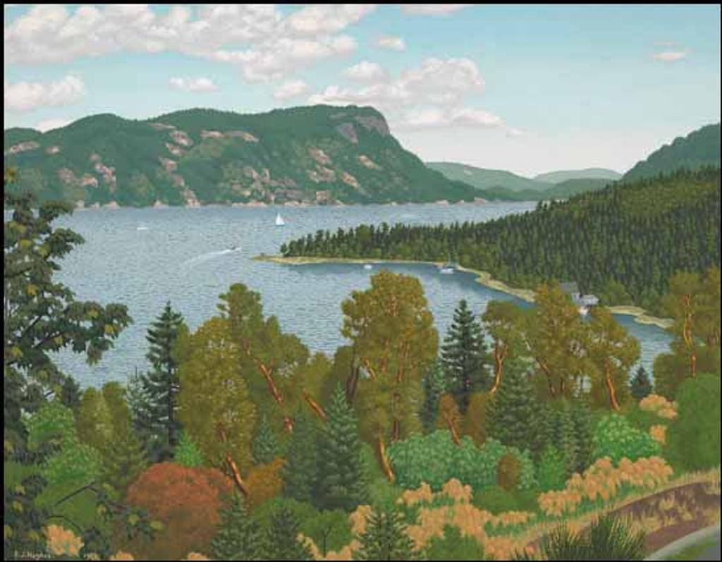 Edward John (E. J.) Hughes (1913-2007) - Above Maple Bay