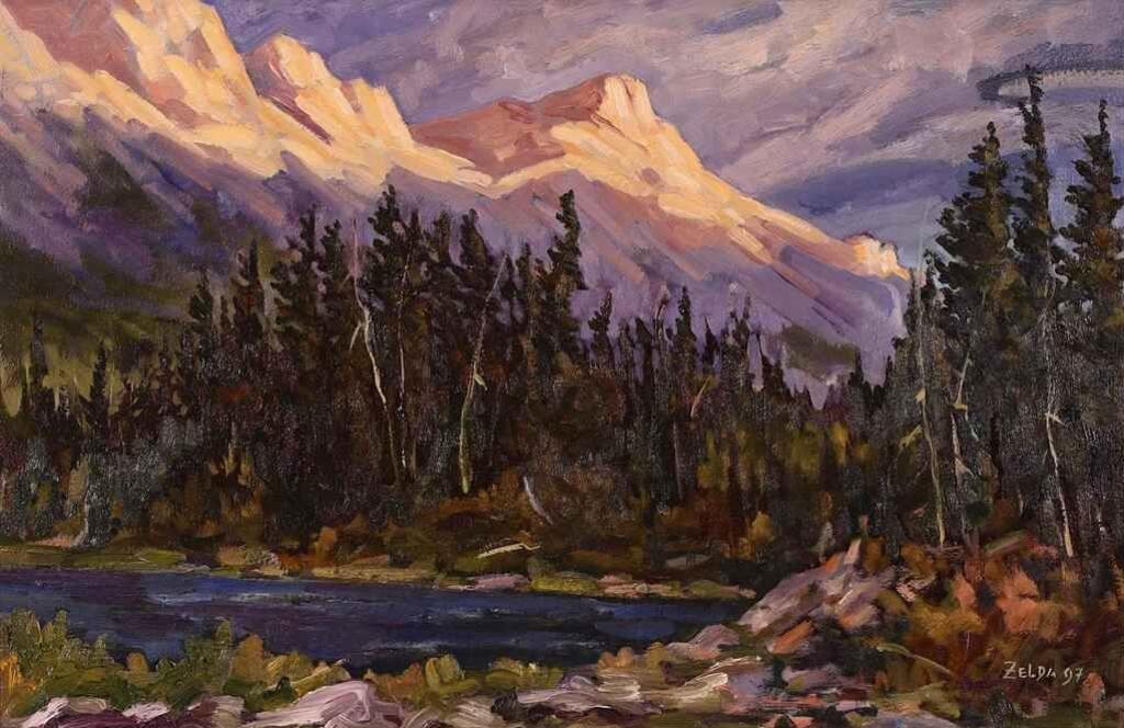 Zeldafaye Nelson (1943-2015) - Sunrise On The Rundle Range; 1997