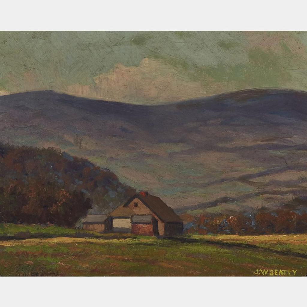 John William (J.W.) Beatty (1869-1941) - Landscape With Farmhouse