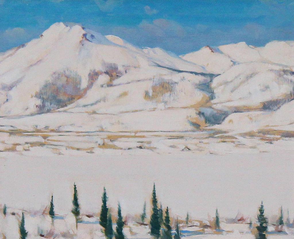 Clarence Alphonse Gagnon (1881-1942) - Study, Winter Silence (Laurentians)