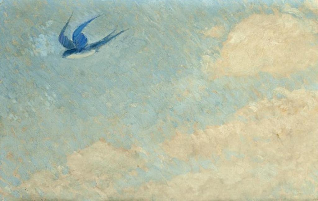 Frederick William Hutchison (1871-1953) - The Lone Swallow