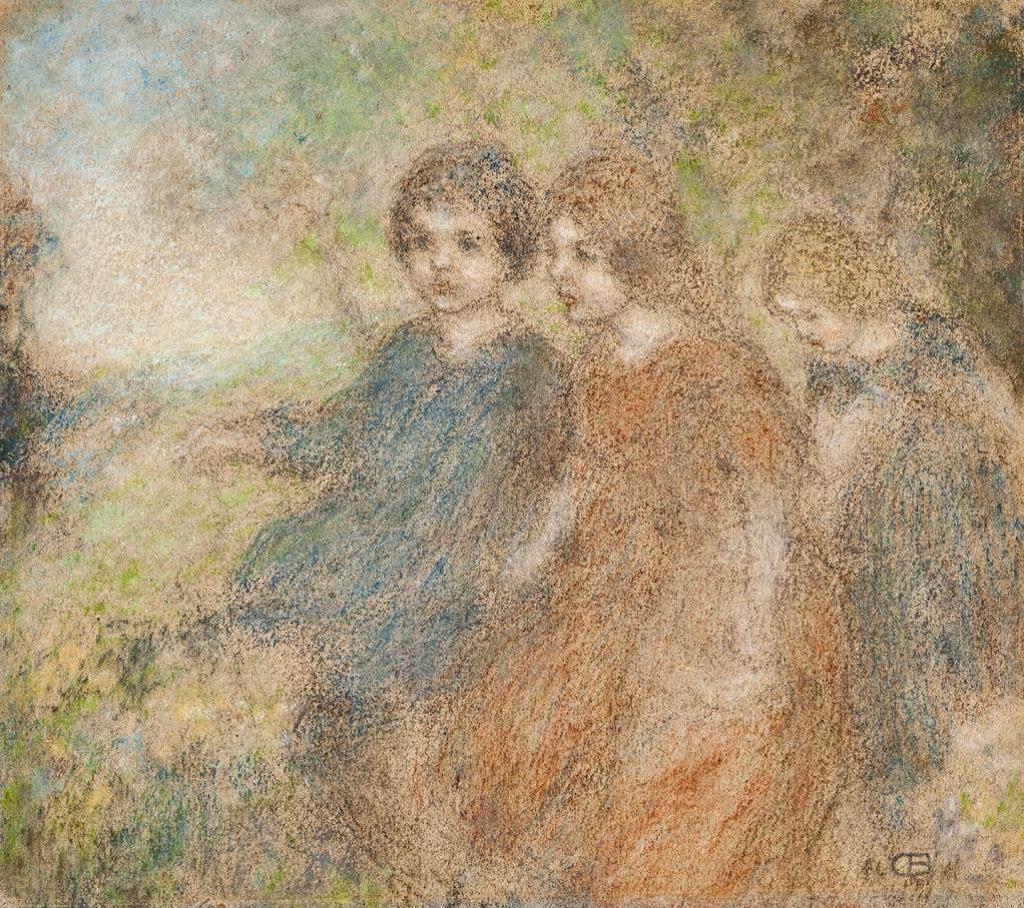 Charles Ernest de Belle (1873-1939) - Three Children