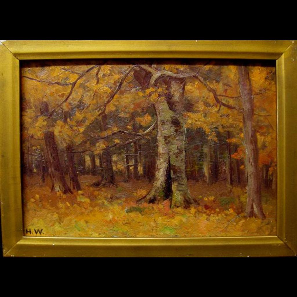 Homer Ransford Watson (1855-1936) - Autumn Woodland Study; Winding Road