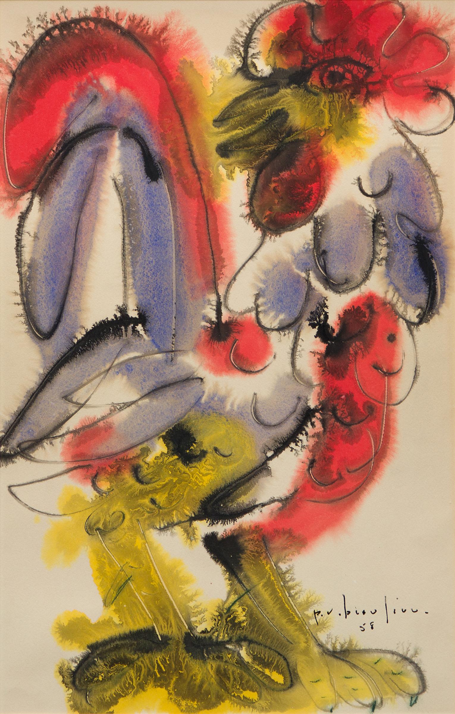 Paul Vanier Beaulieu (1910-1996) - Le Coq, 1958