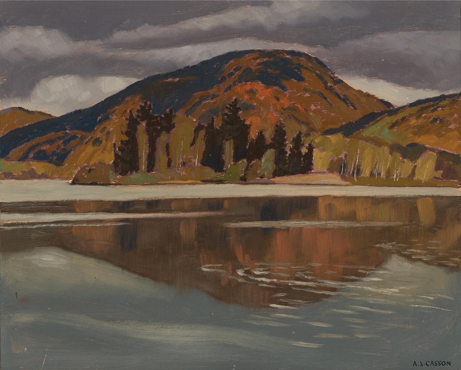 Alfred Joseph (A.J.) Casson (1898-1992) - October Morning - Greenan Lake, 1956