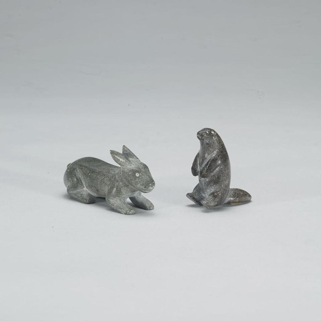 Eva Seuteruk Mamgark (1933-1984) - Rabbit And Otter