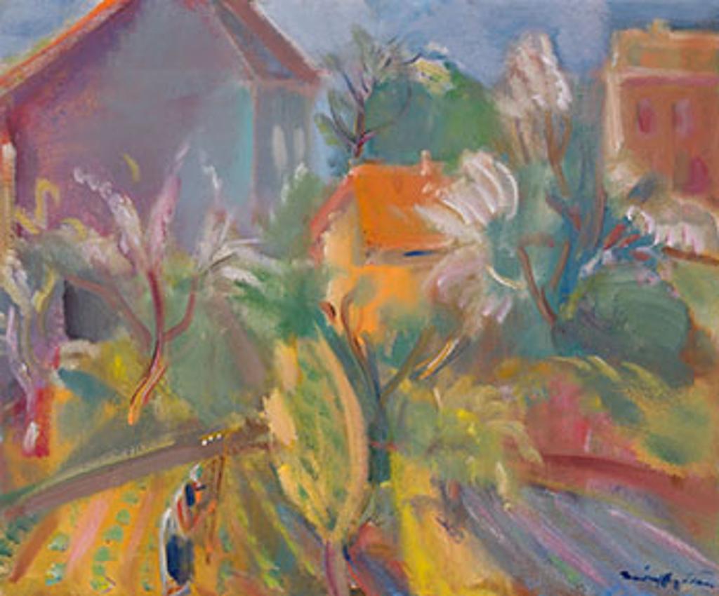 Ödön Màrffy (1878-1959) - Landscape with Figure