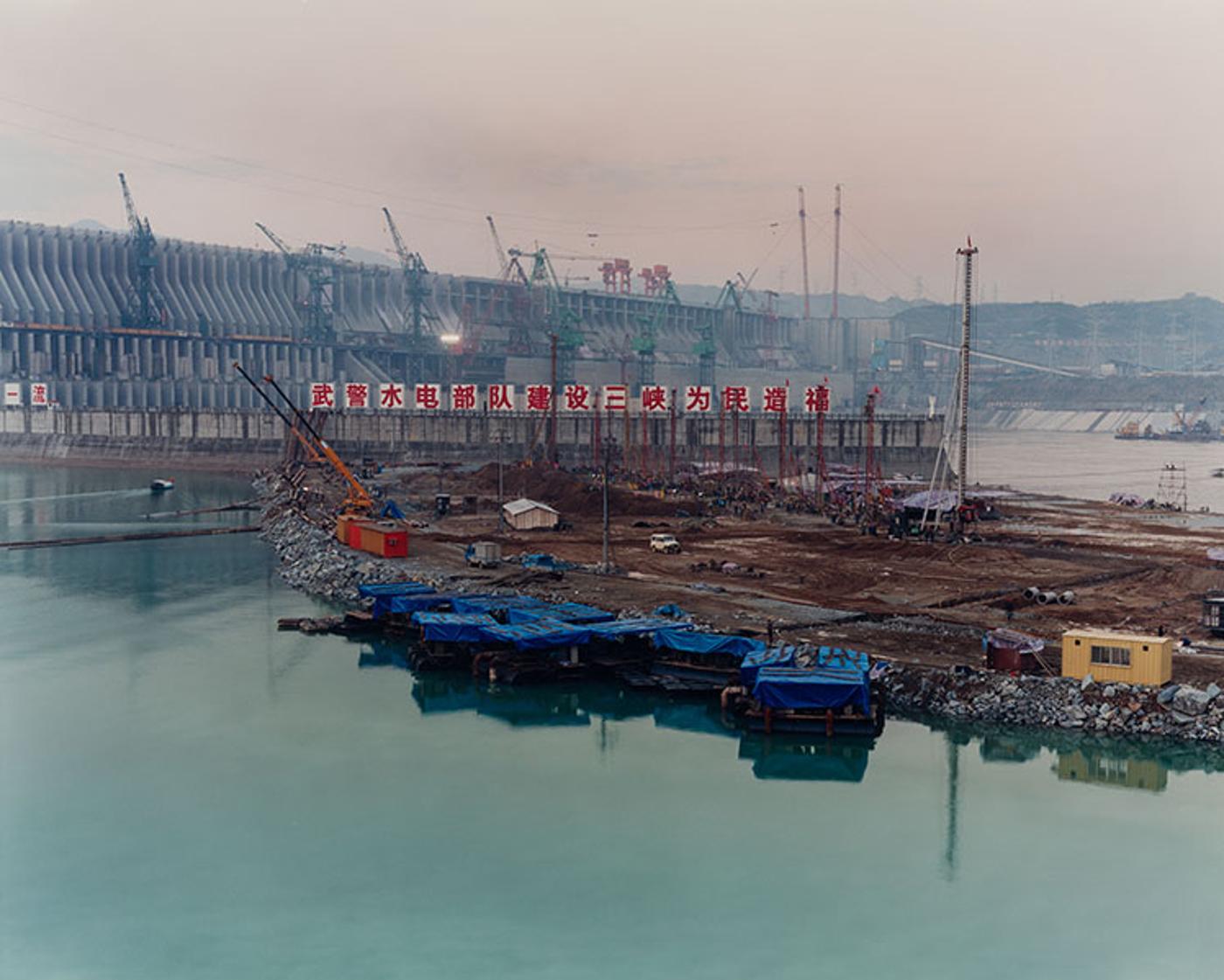 Edward Burtynsky (1955) - Three Gorges Dam Project, Dam #1, Yangtze River, China